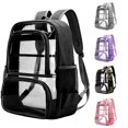 thumbnail image 1 of Back To School Backpack For Kids With Multiple Pockets And Large Capacity Clear Backpack Lightweight Transparent Schoolbag For Students, 1 of 9