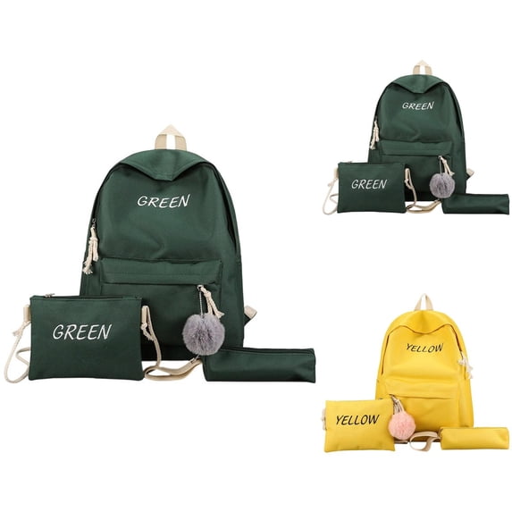 Back To School Backpack Large Capacity Travel Backpack Fashion Three-Piece Set Students Backpacks
