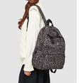 thumbnail image 1 of Back To School Backpack Leopard Print Backpack for Middle High School Students Fashion Casual Daypack Grey One Size, 1 of 7
