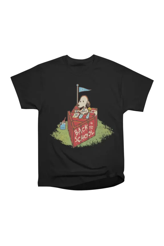 Back To School Beagle Dog Bird Cute T-Shirt Tee Gift For Him Merch For Her Apparel For Fri