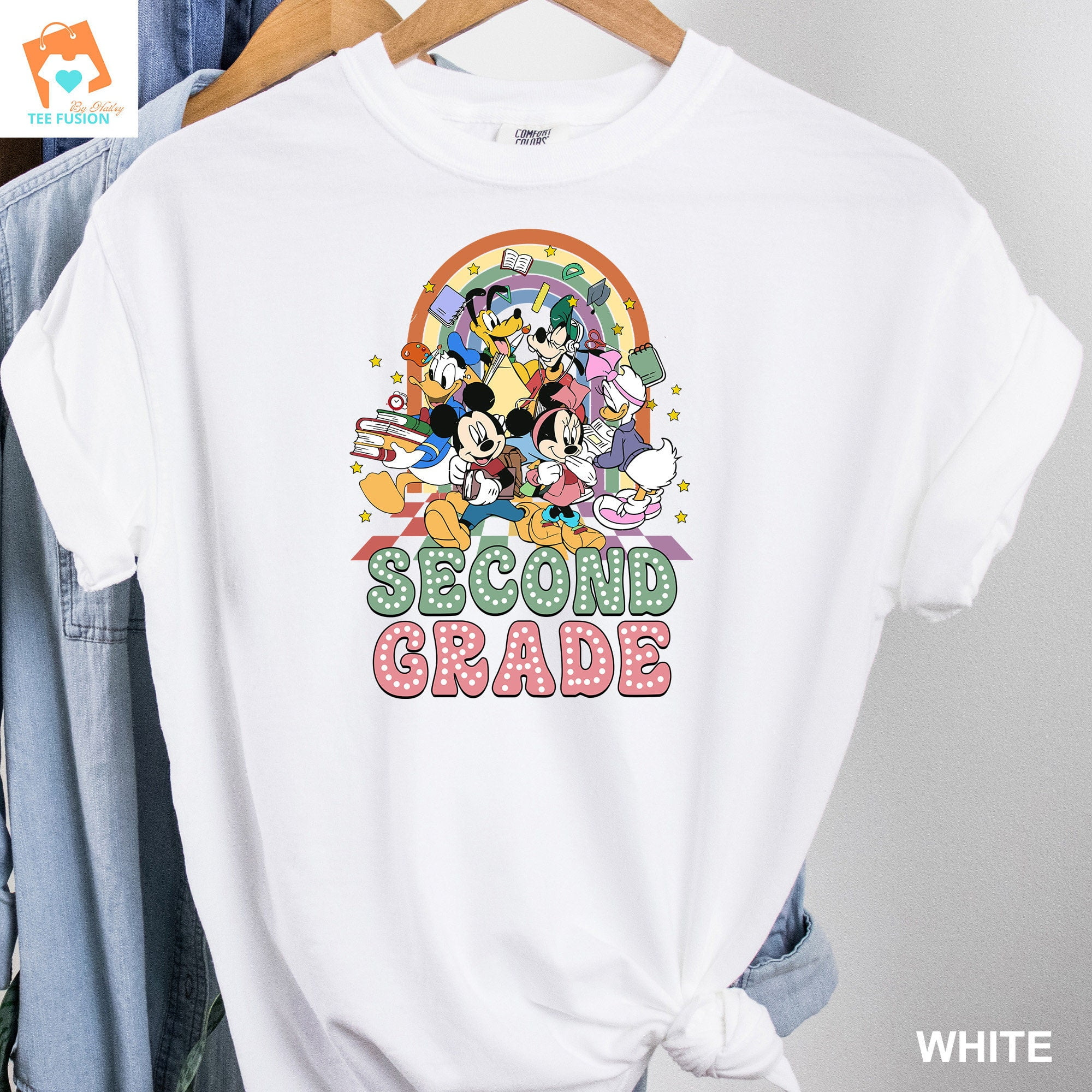 Back To School Disney Grade Tshirt, Disney Character Tshirt, Cool Kid