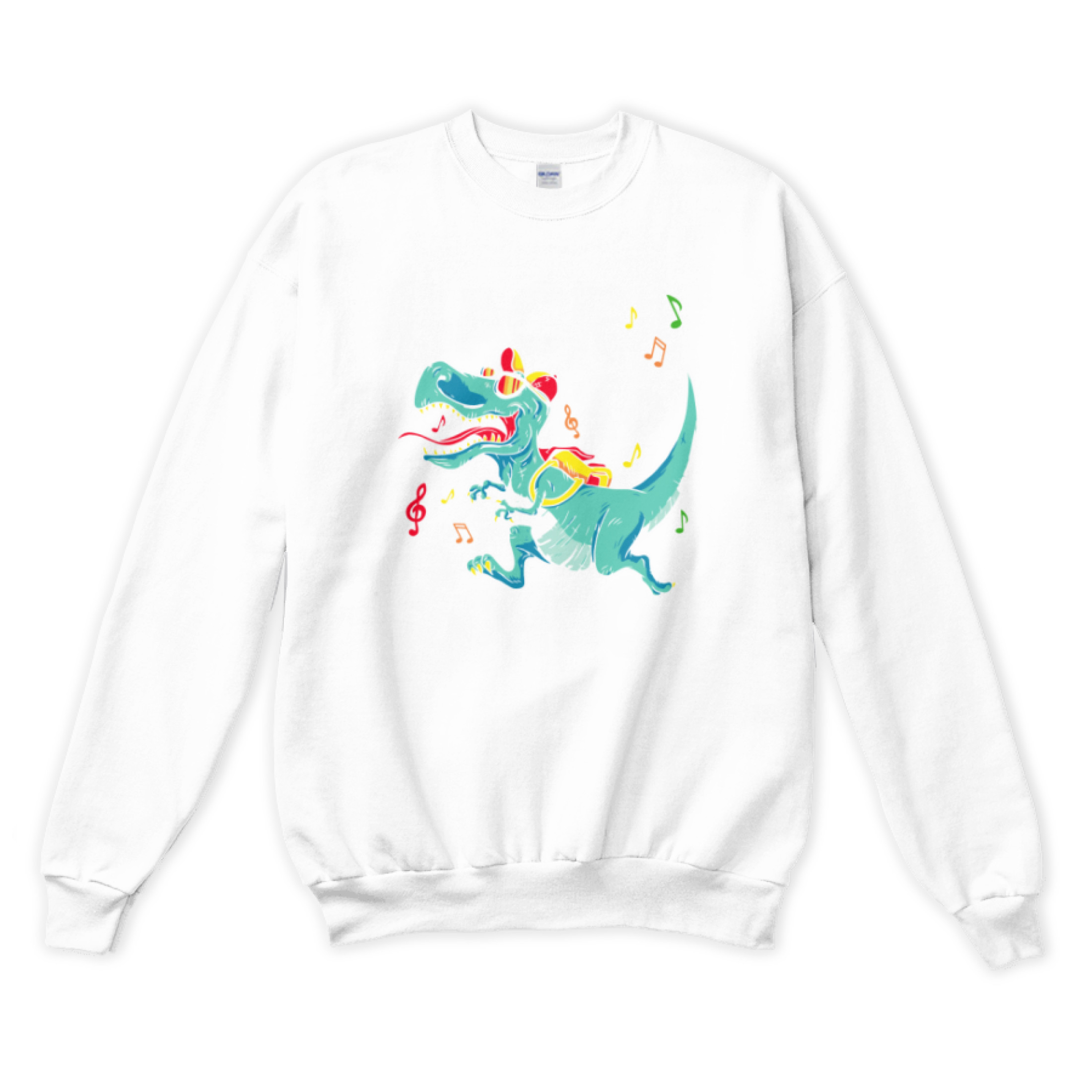 Back To School First Day Matching Teacher Student Cool Dinosaur Sweatshirt