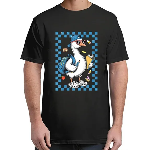 Back To School Funny School Goose For Adult S-4XL T-Shirt