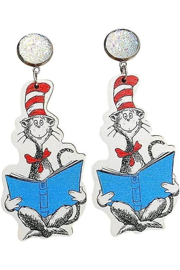 Back To School Gift Wooden Teacher Earrings Funny Earrings For Teachers And Teen-3[Z6210]