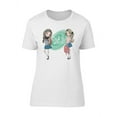 thumbnail image 1 of Back To School Girl Friends T-Shirt Women -Image by Shutterstock, Female Small, 1 of 4