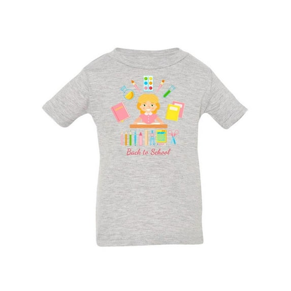 Back To School Girl T-Shirt Infant -Image by Shutterstock, 6 Months