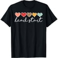 thumbnail image 1 of Back To School Head Start Heart Homeschool Headstart Teacher T-Shirt, 1 of 4