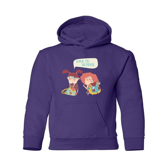 Back To School Kids Hoodie Juniors -Image by Shutterstock,  Large