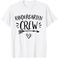 thumbnail image 1 of Back To School Kindergarten Crew Teachers Student Women T-Shirt, 1 of 2