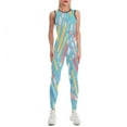 thumbnail image 1 of Back To School Messy Pencils Art Women's One Piece Yoga Jumpsuits Leggings Playsuit Gym Suit Fitness Running Athletic Clothes Gym Wear Set, 1 of 6
