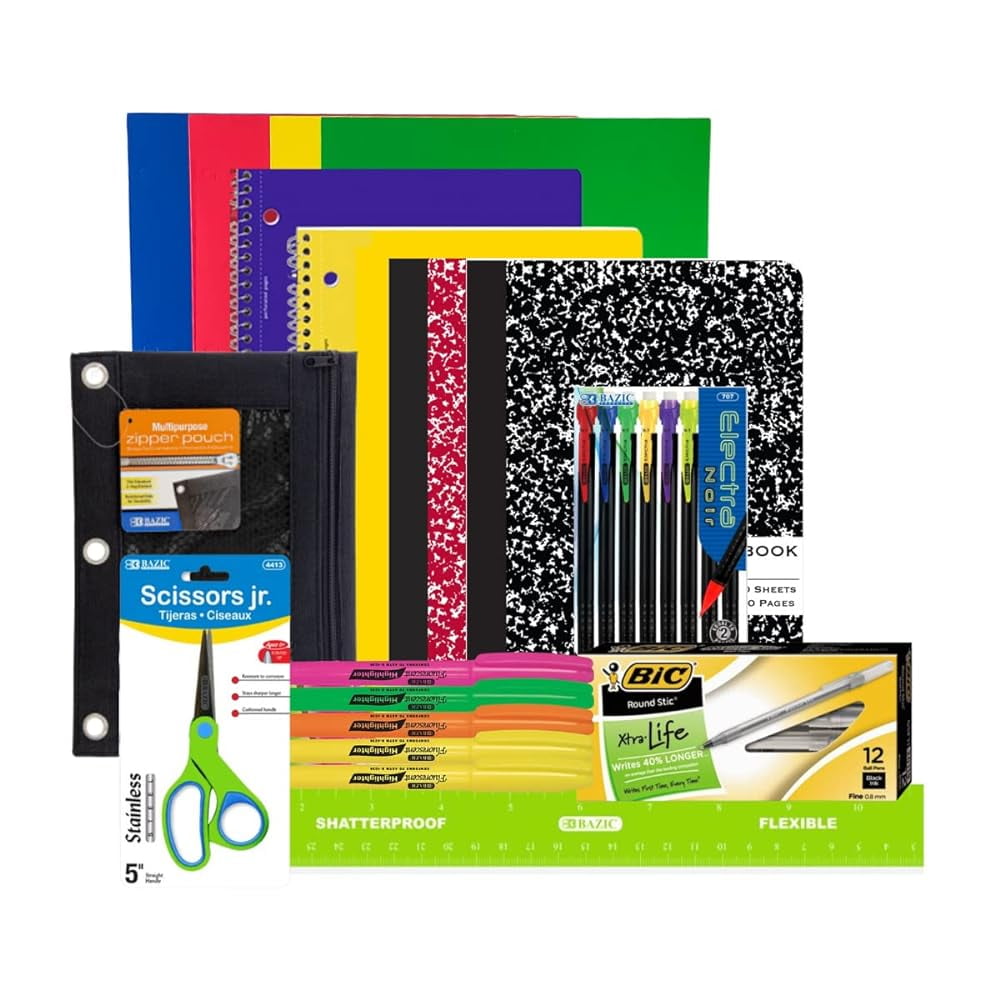 Back To School Middle School Supply Bundle Junior High School Supply