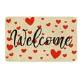 thumbnail image 1 of Back To School!Outdoor Doormats for Front Door,Valentines Day Door Mat,Valentines Welcome Mats,Outdoor for Front Door Valentine Gnomes Love Hearts Gifts,Non Slip Doormat Indoor Entryway Floor Rug, 1 of 8