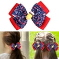 thumbnail image 1 of Back To School Pencil Themed Hair Bows Ribbon Clips Ponytail Holders Cheerleader Student First Day Hair Accessories For Girls, 1 of 8