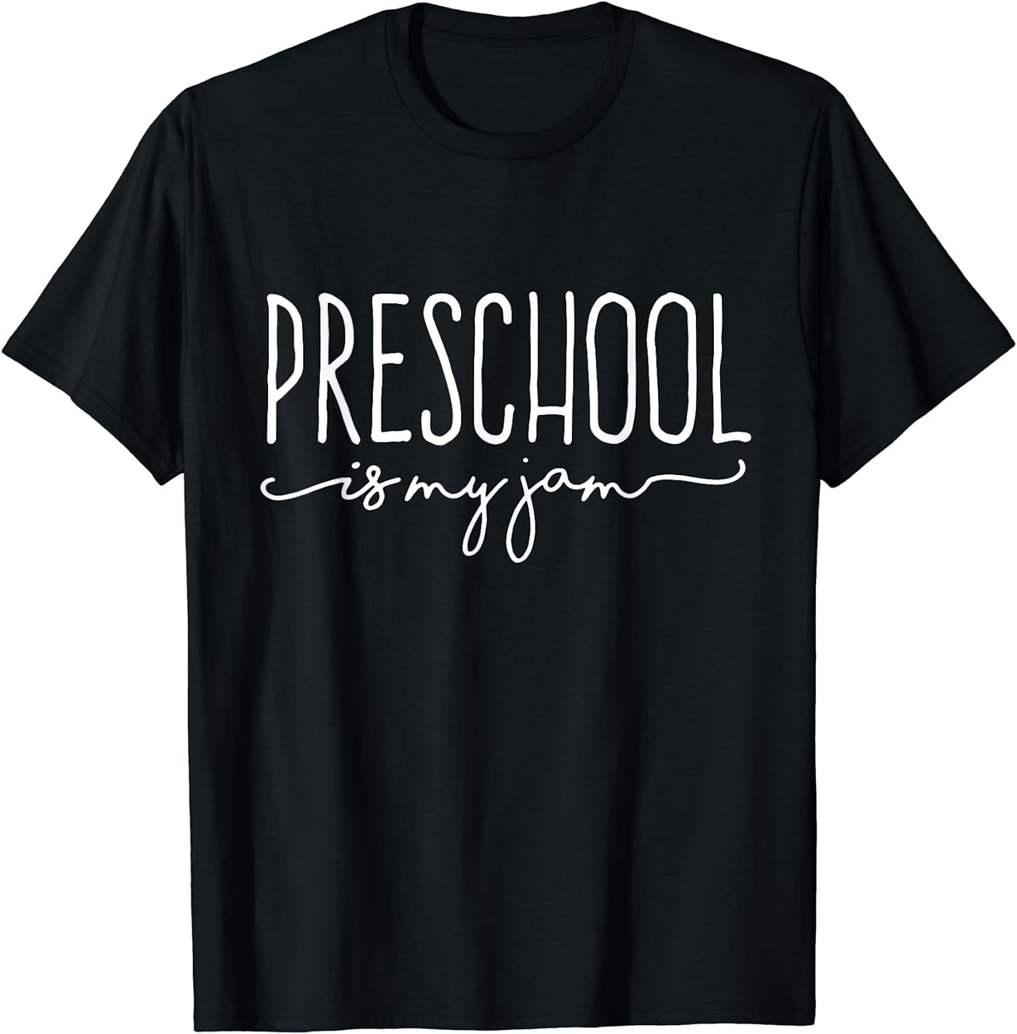Back To School Preschool Is My Jam Pre K Teachers Student T Shirt Black back-to-school-preschool-is-my-jam-pre-k-teachers-student-t-shirt-black
