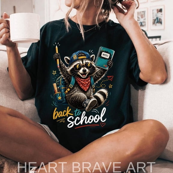 Back To School Raccoon Shirt, Funny First Day Of School Sweatshirt, Feral And Free Student Shirt, Raccoon Teacher Hoodie, Teacher Life