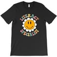 thumbnail image 1 of Back To School Retro 80's Funny Literacy Specialist Sunflower - Soft Touch H32024 T-Shirt, for Men and Women, Up to Size 5XL, 1 of 2