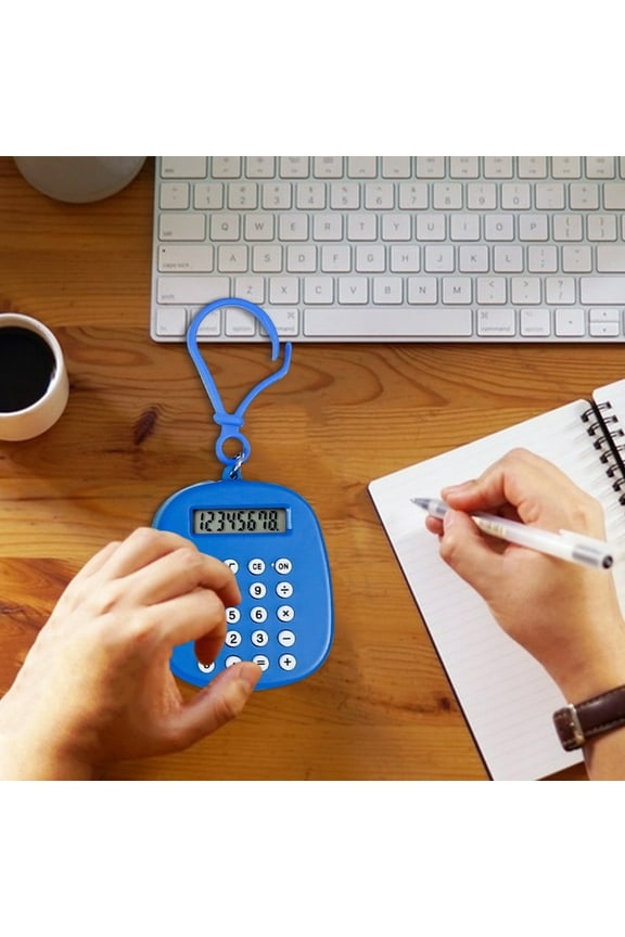 Calculators Desktop,Calculator Small,Mini Calculator 8-digit Silent Portable Keychain Small Computer
