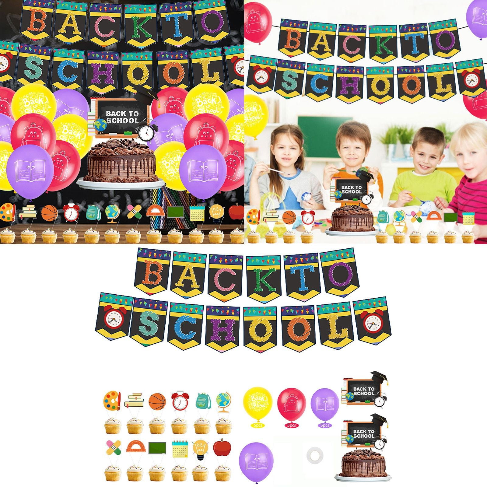 back-to-school-season-school-opening-party-set-banner-flag-egg