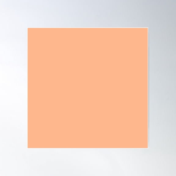 Back To School Solid Color: Pastel Coral Poster Wall Art, Modern Wall Decor For Living Room Bedroom, 16x24 UNFRAMED