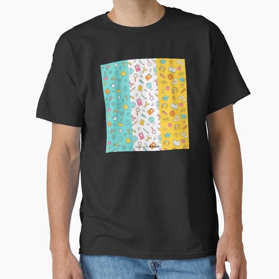 Back To School Standard Fresh Start Autumn Academic Year Pattern Seven T-Shirt