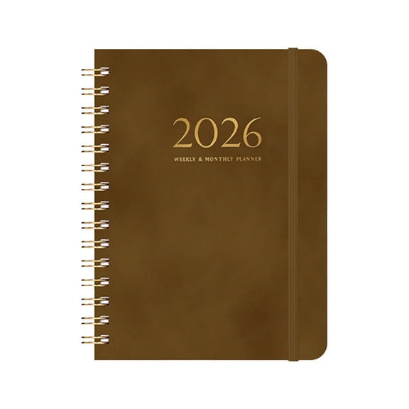 Back‑To‑School Supplies Under $10 New A5 Schedule Book Daily Plan Book Hardcover Notebook Creative Notepad Time Management Handbook Student C One Size by ZZyuan