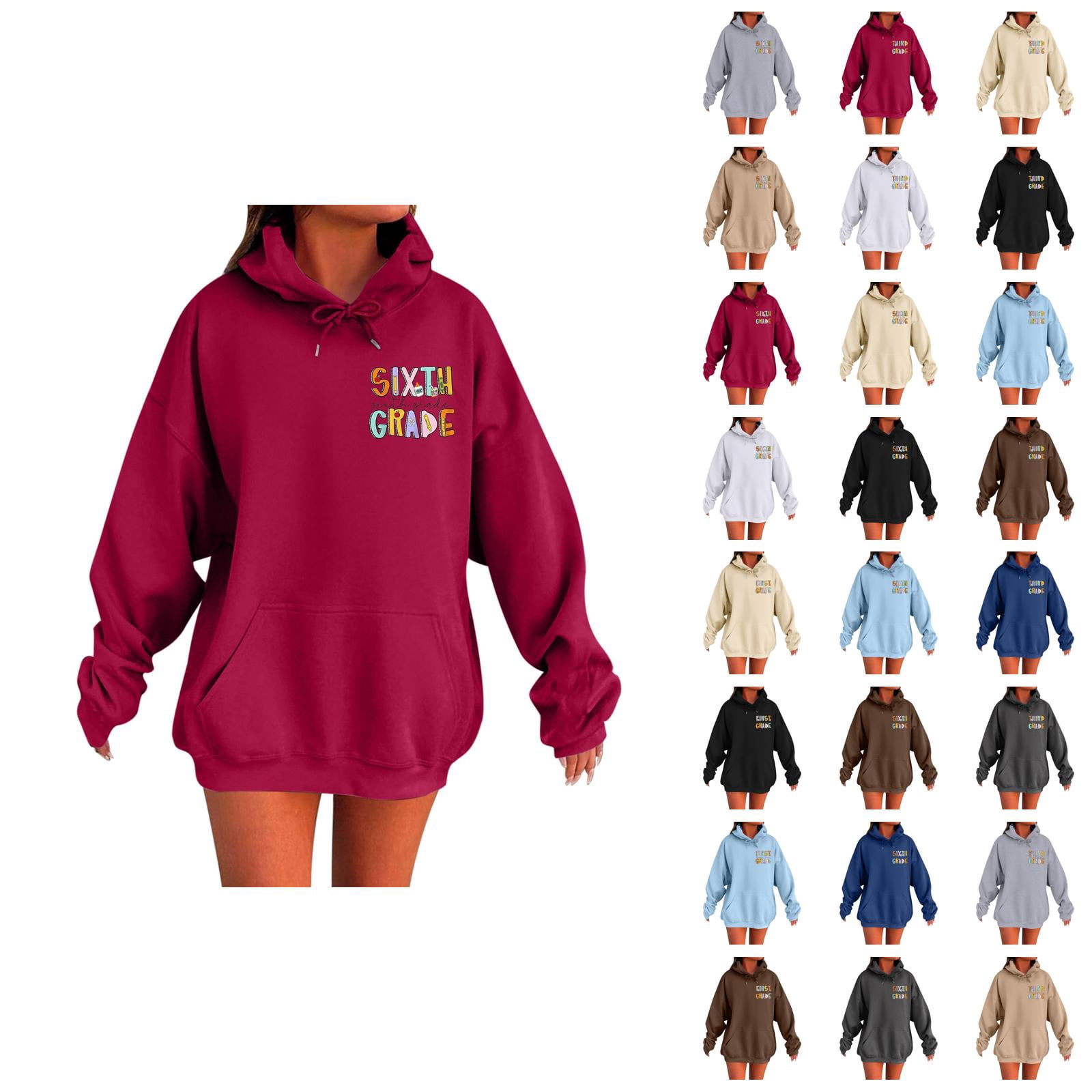 JOGGEIL Teacher Sweatshirt – 'First I Teach, Then I Teach Kindness' Inspirational Pullover, Green, X-Large