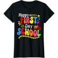 thumbnail image 1 of Back To School Teacher Student Happy First Day Of School T-Shirt, 1 of 4