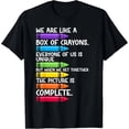 thumbnail image 1 of Back To School Teacher We Are Like A Box Of Crayons Gift T-Shirt Unisex S-5XL Hot Trending Shirt, Vintage Birthday Gift, 1 of 3