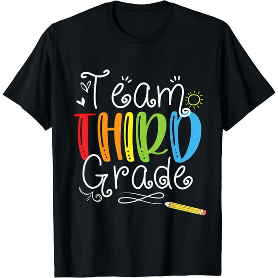 Back To School Team Third Grade 3rd Teacher Student T-Shirt