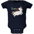 thumbnail image 1 of Back To School Too Magical For This Unicorn Soft Baby One Piece Black 9-12 M, 1 of 1
