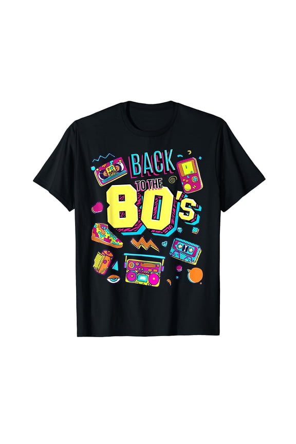 Back To The 80s Costume Party Retro T-Shirt