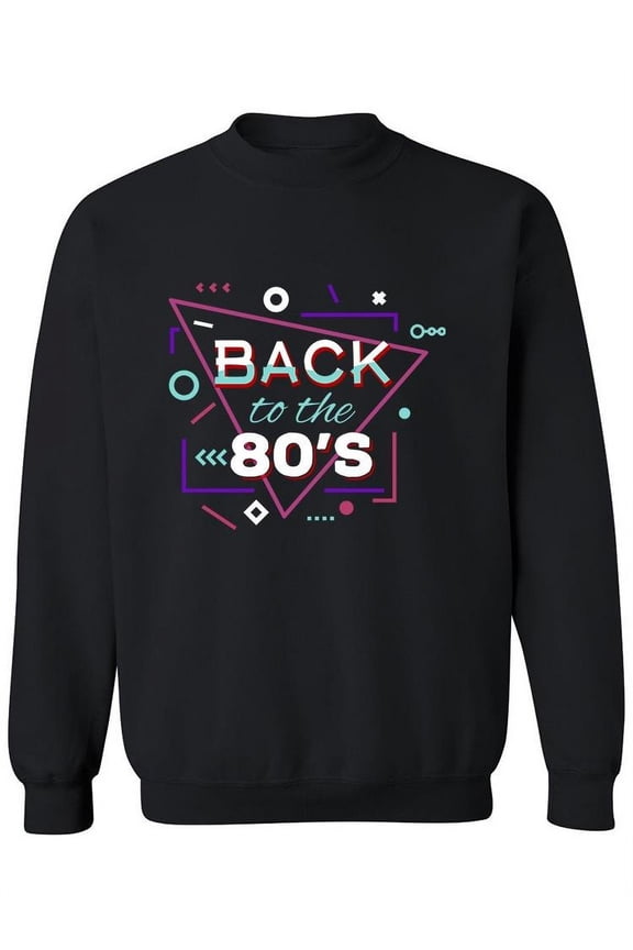 Back To The 80s. Sweatshirt Women -Image by Shutterstock, Female x-Large