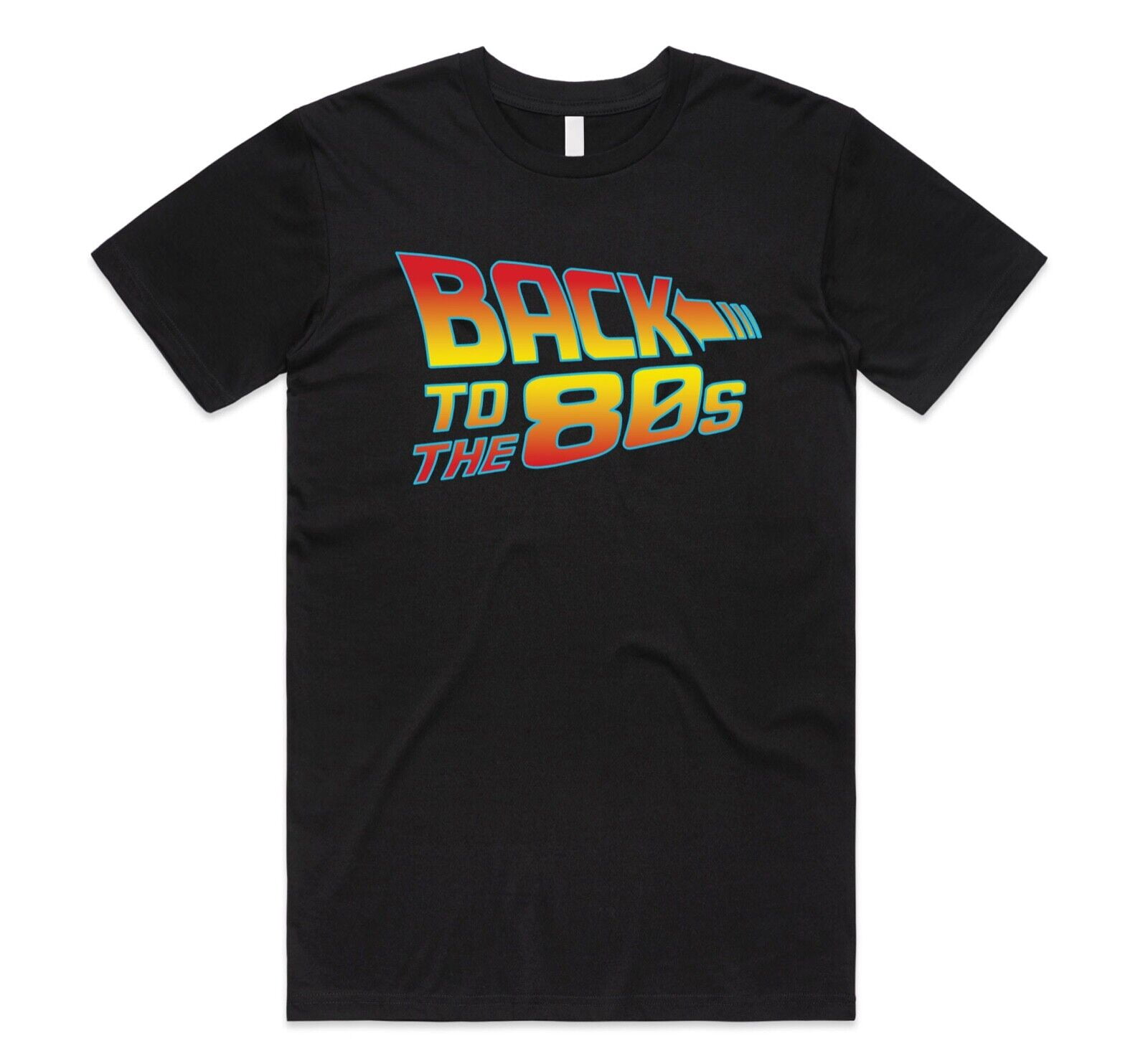 Back To The 80s Tshirt Tee Funny Retro TV Film Gift 80's Fancy Dress