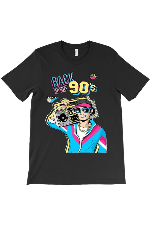 Back To The 90s Classic Themed Funny and Cool Retro and Vintage Music - Perfect Birthday Present H16360 T-Shirt, for Men and Women, Up to Size 5XL