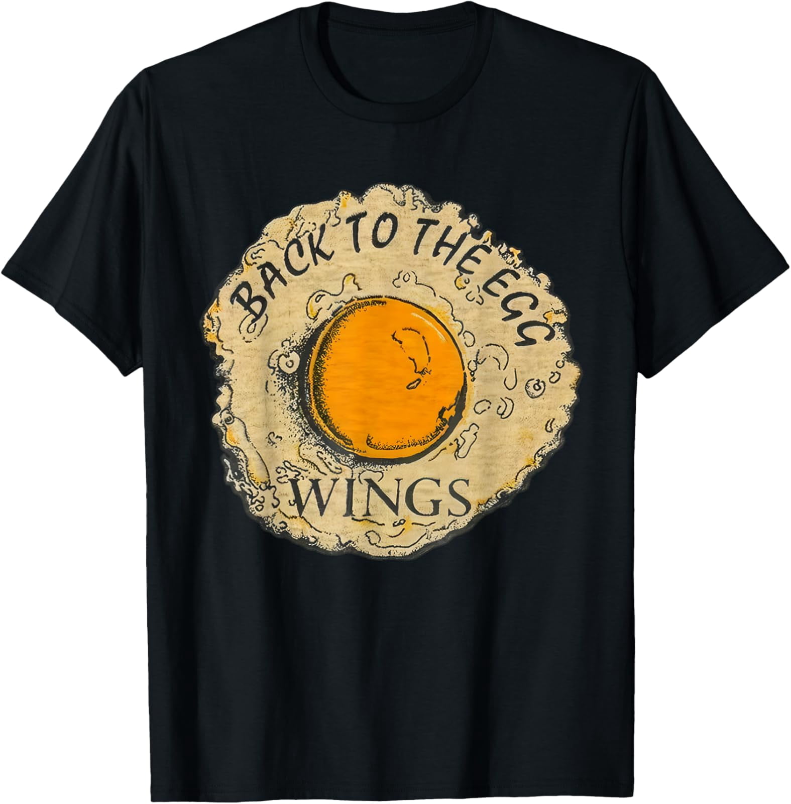Back To The Egg Wings T-Shirt All Size S-5XL - Walmart.com