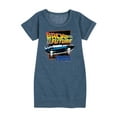 thumbnail image 1 of Back To The Future - 1985 Flying DeLorean - Toddler & Youth Girls Fleece Dress, 1 of 4