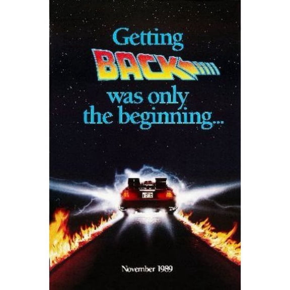 Back To The Future 2 Poster 27Inx40In for any room 27x40 Multi-Color Square Adults Best Posters