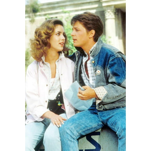 Back To The Future 24X36 Poster Michael J Fox Lea Thompson