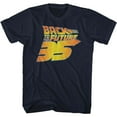 thumbnail image 1 of Back To The Future 35Th Distressed Navy Adult T-Shirt 2Xl, 1 of 2