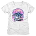 thumbnail image 1 of Back To The Future Airbrush White Women's T-Shirt, 1 of 2