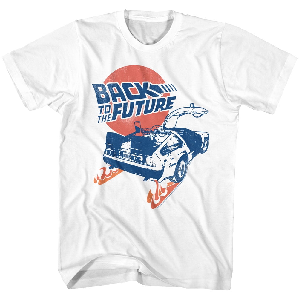 Back To The Future BTTF White T-Shirt - Walmart.com