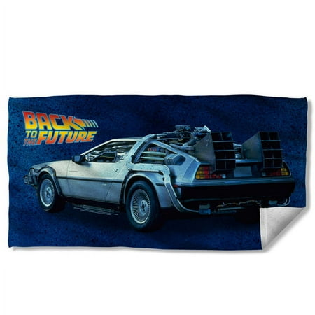 Back To The Future Beach Towel Delorean Time Travel Machine Movie 36" x 58"