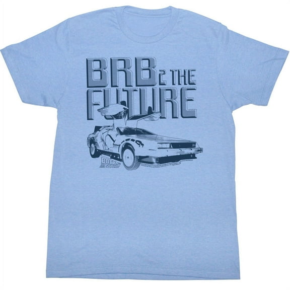 Back To The Future - Brb 2 - Short Sleeve - Heather - Adult - T-Shirt