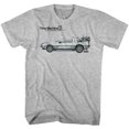 thumbnail image 1 of Back To The Future Car Gray Heather Adult T-Shirt 4Xl, 1 of 2