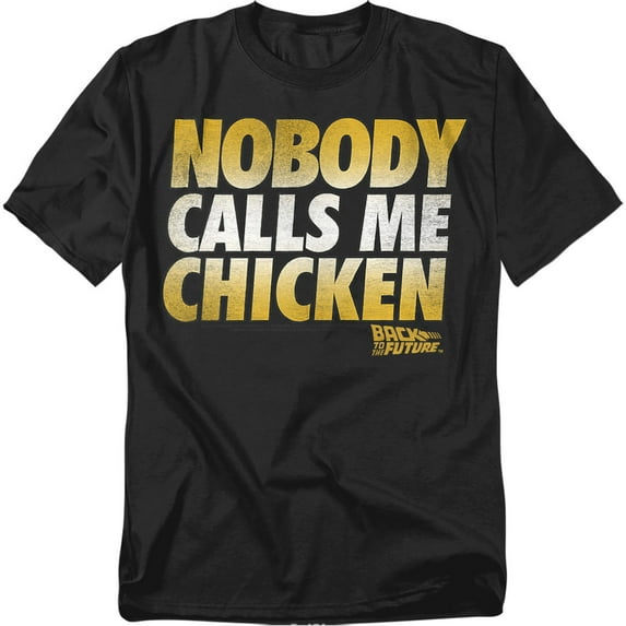 Back To The Future T-Shirt Chicken Unisex Graphic Tee For Men & Women