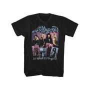 ☆FREEDOM☆ Overfit Back Printed T-Shirt Black Red PH24SMTS0 T-Shirt - Red – Feature