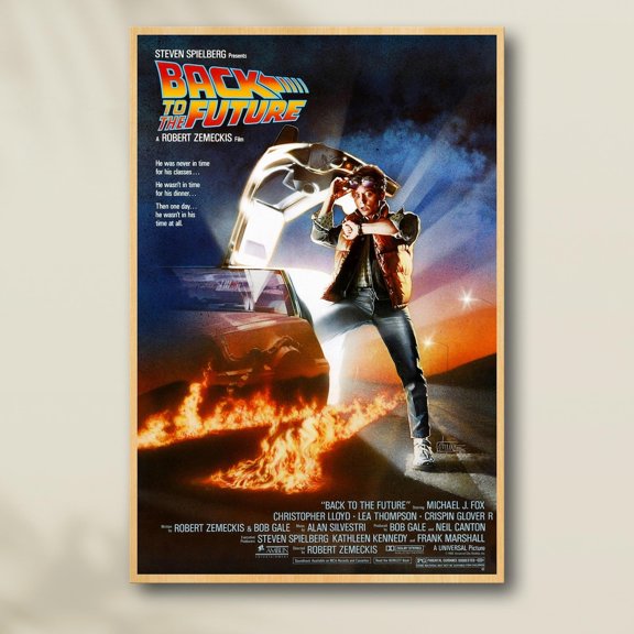 Back To The Future Classic Movie, Unframed Poster