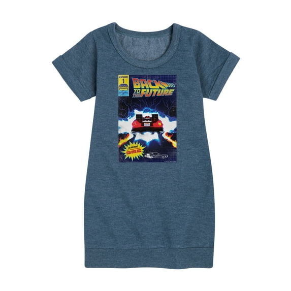 Back To The Future - Comic Book Vol. 1 - Toddler & Youth Girls Fleece Dress