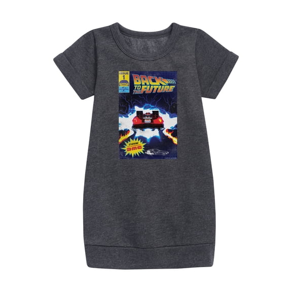 Back To The Future - Comic Book Vol. 1 - Toddler & Youth Girls Fleece Dress