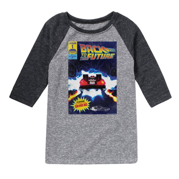 Back To The Future - Comic Book Vol. 1 - Toddler & Youth Raglan Graphic T-Shirt
